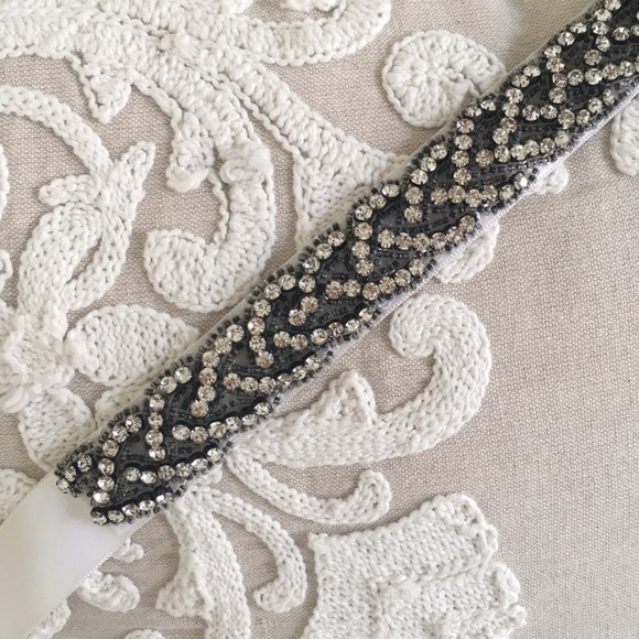 Anthropologie Accessories - Anthropologie BHLDN - bridal crystal sash belt
